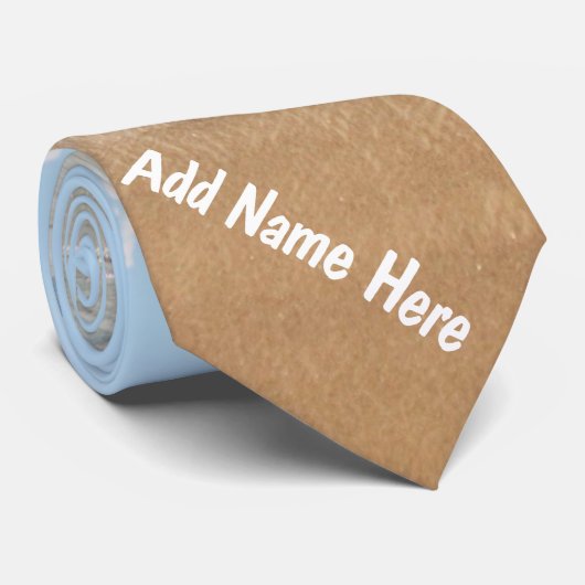 Aangepaste foto- en tekstStropdas - Uw eigen ontwe Stropdas (Opgerold)