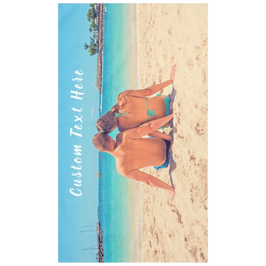 Aangepaste foto- en teksttablecloth - Uw eigen ont Tafelkleed (Voorkant)