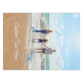 Aangepaste foto- en teksttablecloth - Uw eigen ont Tafelkleed (Voorkant (Horizontaal))