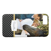 Aangepaste foto- en zwarte accessoires Case-Mate iPhone case (Achterkant (Horizontaal))