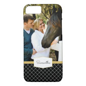 Aangepaste foto- en zwarte accessoires Case-Mate iPhone case (Achterkant)