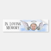Aangepaste foto Engel Wings Car Magnet Bumpersticker (Voorkant)