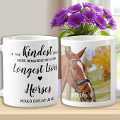 Aangepaste foto Equine Memorial Horse Koffiemok