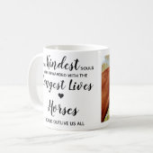 Aangepaste foto Equine Memorial Horse Koffiemok (Voorkant links)