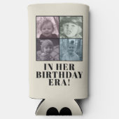 Aangepaste foto Eras verjaardagsfeestje Seltzer Blikjeskoeler (Voorkant)