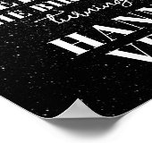 Aangepaste foto Eras Verjaardagsfeestje Welkom Pos Poster (Hoek)