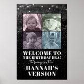Aangepaste foto Eras Verjaardagsfeestje Welkom Pos Poster (Voorkant)