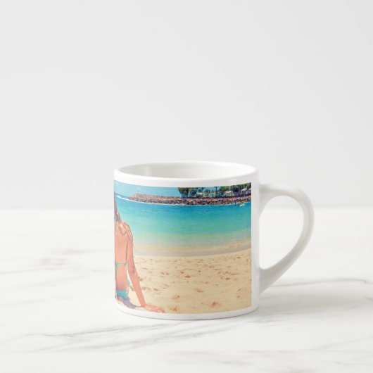 Aangepaste foto espresso cup uw eigen ontwerp espresso kop (Rechts)