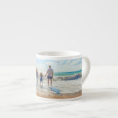 Aangepaste foto espresso cup uw favoriete foto's c kop (Voorkant rechts)