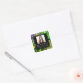 Aangepaste foto Essential Oil Business Flessenlabe Vierkante Sticker (Envelop)