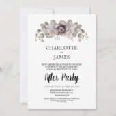 Aangepaste foto Eucalyptus bloemenbruiloft na fees Kaart (Voorkant)