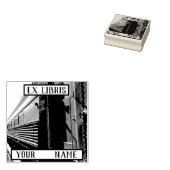Aangepaste foto Ex Libris Bookplate Rubberstempel (Gestempeld)
