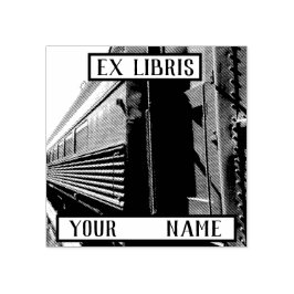 Aangepaste foto Ex Libris Bookplate Rubberstempel
