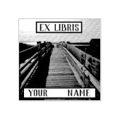 Aangepaste foto Ex Libris Bookplate Rubberstempel (Afrduk)