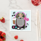 Aangepaste foto Fabulous 50s Verjaardag Papier ser Servetten (Insitu)