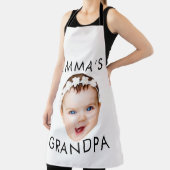 Aangepaste Foto Face Mom Oma Opa Verjaardag Schort (Insitu)