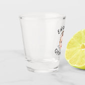 Aangepaste Foto Face Mom Oma Opa Verjaardag Shot Glas (Links)