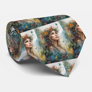 Aangepaste Foto Familie Necktie Stropdas