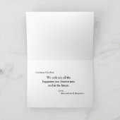 Aangepaste foto familie personaliseren kaart (Binnen)