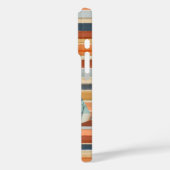 Aangepaste foto familie retro zonsondergang strepe Case-Mate iPhone case (Achterkant / Links)