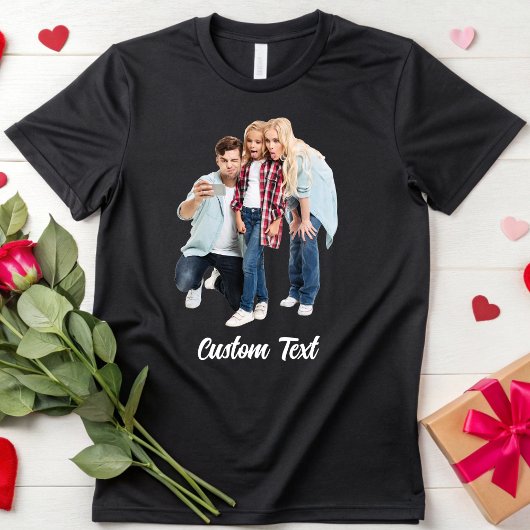 Aangepaste foto Familie Verjaardag Afbeelding Maak T-shirt