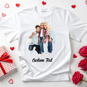 Aangepaste foto Familie Verjaardag Afbeelding Maak T-shirt