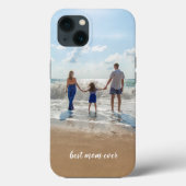 Aangepaste foto Familienaam Beste mama ooit Case-Mate iPhone Case (Achterkant)