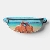 Aangepaste foto Fanny Pack met uw foto's en tekst Heuptasje (Liggend)
