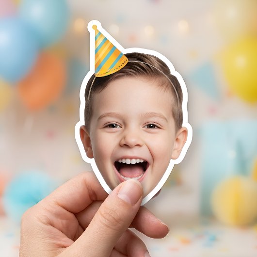 Aangepaste foto feestfavor sticker