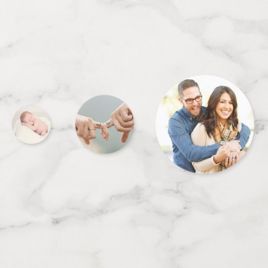 Aangepaste foto | Feestfeest Confetti (Achterkanten)