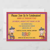 Aangepaste foto Fiesta Birthday Uitnodiging (Achterkant)