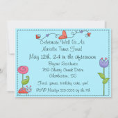 Aangepaste foto Filitaire Bug Birthday Uitnodiging (Achterkant)