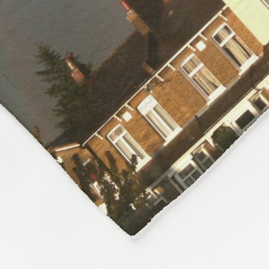 Aangepaste foto fleece deken (Hoek)