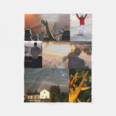 Aangepaste foto fleece deken (Voorkant)