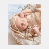 Aangepaste foto fleece deken (Voorkant)
