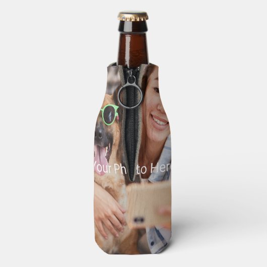 Aangepaste foto flesjeskoeler (Fles Achterkant)