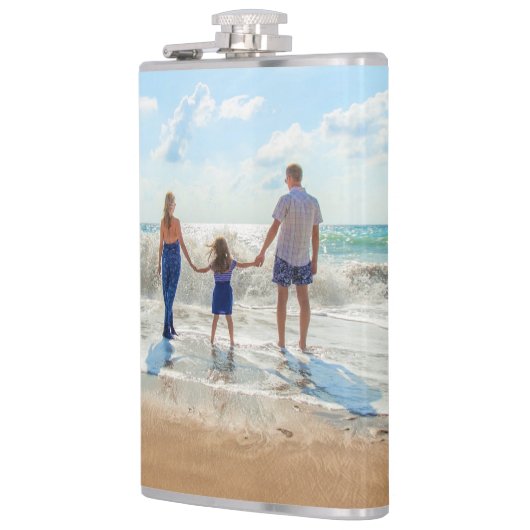 Aangepaste foto flits uw eigen ontwerp gepersonali heupfles (Links)