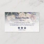 Aangepaste foto Florist Loyalty Kaart (Achterkant)