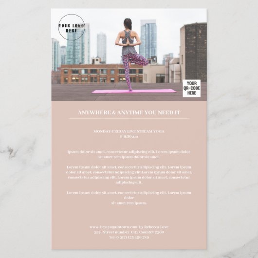 Aangepaste foto flyer (Voorkant)