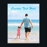 Aangepaste foto flyer met tekst<br><div class="desc">Aangepaste foto- en tekstflyers - Uw eigen ontwerp - Speciaal - Gepersonaliseerde familie / vrienden of persoonlijke flyer / cadeau - Voeg Jouw tekst en foto toe - Formaat wijzigen en verplaatsen of verwijderen en voeg elementen / afbeelding toe met aanpassingstool. Kies / voeg je favoriete lettertype / tekstkleur /...</div>