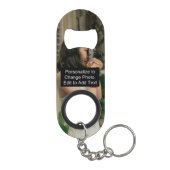 Aangepaste foto foto foto-naam Monogram citaat Mini Flessenopener (Achterkant)