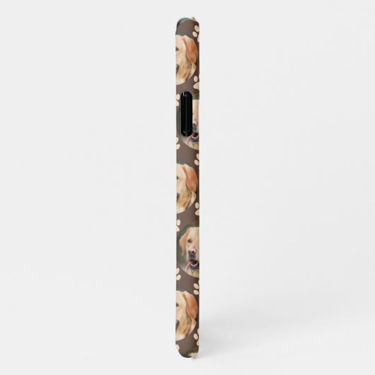 Aangepaste foto foto foto Pattern-naam iPhone Hoesje (Rechterkant)