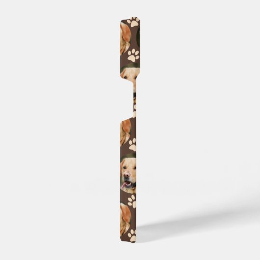 Aangepaste foto foto foto Pattern-naam iPhone Hoesje (Rechterkant)