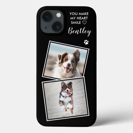 Aangepaste foto foto foto van Dog Cat Pet Collage Case-Mate iPhone Case (Achterkant)