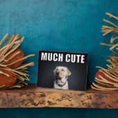 Aangepaste foto foto Funny Much Cute Meme Style Fotoplaat (Zijkant)