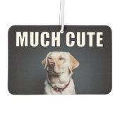 Aangepaste foto foto Funny Much Cute Meme Style Luchtverfrisser (Achterkant)