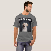 Aangepaste foto foto Funny Much Cute Meme Style T-shirt (Voorkant volledig)