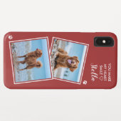 Aangepaste foto foto-inklage Pet Dog Quote Cute Ph Case-Mate iPhone Case (Achterkant (horizontaal))