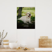 Aangepaste foto foto Naam Memorial Poster (Keuken)