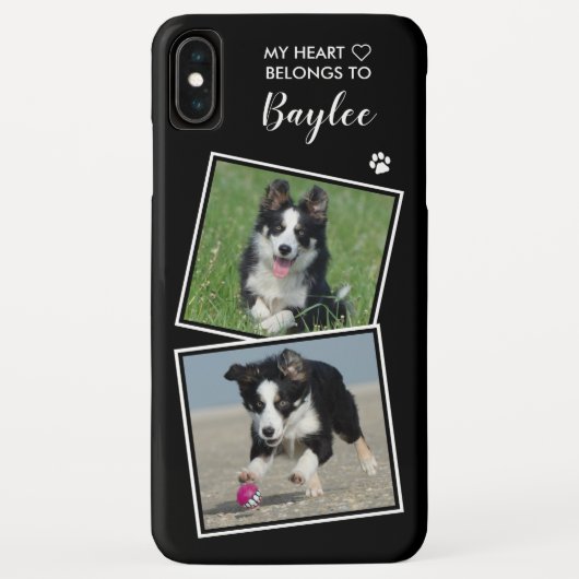 Aangepaste foto foto van Pet Dog Cat Collage Cute Case-Mate iPhone Case (Achterkant)